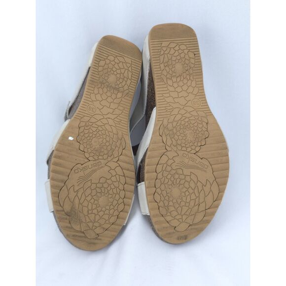 Dansko Women's Susie‎ Slip-on Strappy Footbed Cork Wedge Sandals Size 7.5/38 - Picture 8 of 13